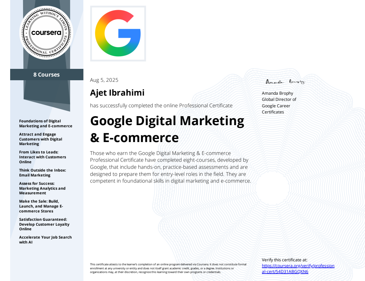 Google-Zertifikat